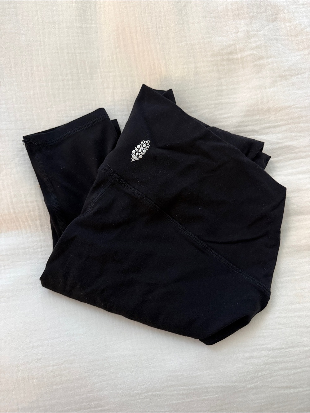 Free People 7/8 black leggings